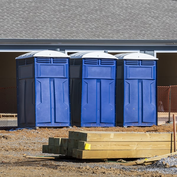 what is the cost difference between standard and deluxe porta potty rentals in Brownwood